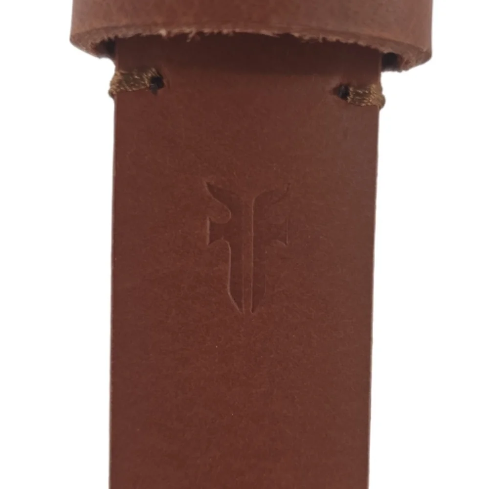 Frye NWT Genuine Leather Belt Harness Buckle Size S/M Leather Loop Retail $58